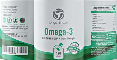 Omega-3 label