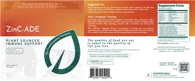 Zinc-Ade label