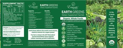 Earth Greens label