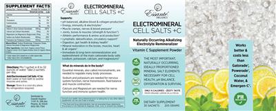 Electromineral Cell Salts +C label