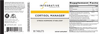 Cortisol Manager label