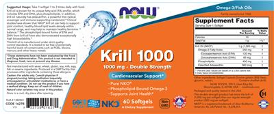 Krill 1000 Double Strength label