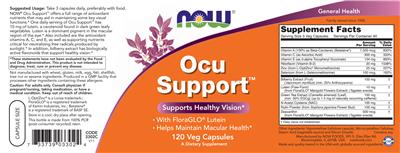 Ocu Support label