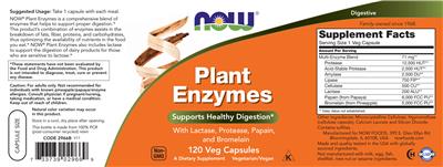 Plant Enzymes label