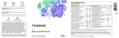 Advanced Nutrients label