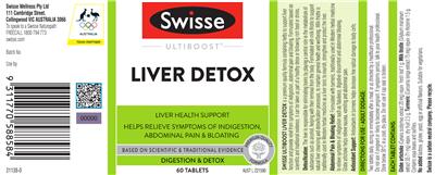 Liver Detox label