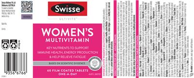 Women's Multivitamin label