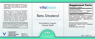 Beta-Sitosterol label