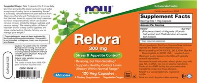 Relora 300 mg label