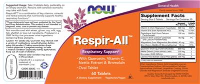 Respir-All label