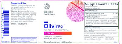 Olivirex label