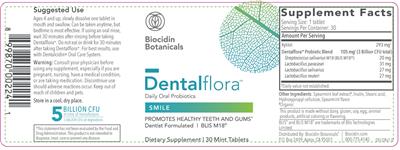 Dentalflora label