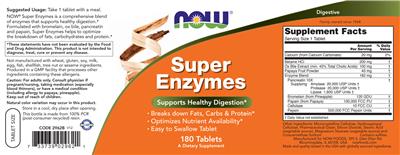Super Enzymes label
