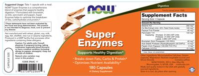 Super Enzymes label
