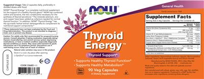 Thyroid Energy label