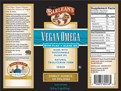 Vegan Omega label