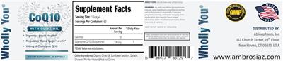 CoQ10 100 mg label