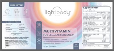Multivitamin label