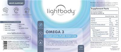Omega 3 label
