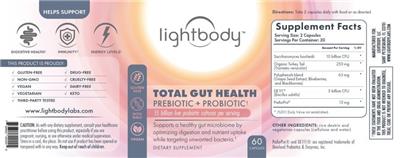 Total Gut Health label