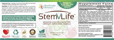 StemVLife label