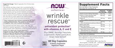 Wrinkle Rescue label