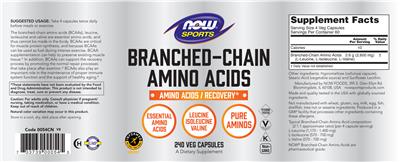Branched-Chain Amino Acids label