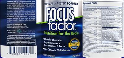 Focus Factor label