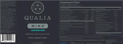 Mind Caffeine Free label