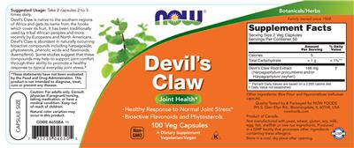 Devil's Claw label
