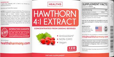 Hawthorn 4:1 Extract label
