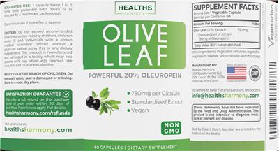 Olive Leaf label