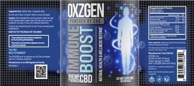 Immune Boost label