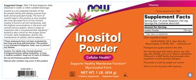 Inositol Powder label