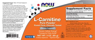 L-Carnitine label