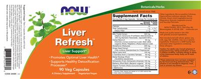 Liver Refresh label