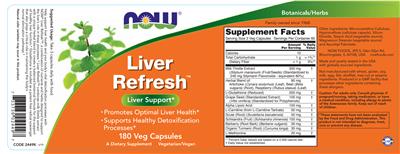 Liver Refresh label