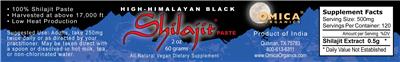 High-Himalayan Black Shilajit Paste label