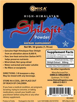 High-Himalayan Shilajit Powder label