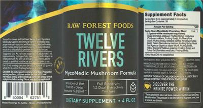 Twelve Rivers Tincture label