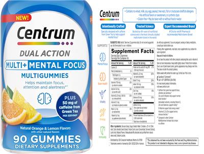 Multi+ Mental Focus label