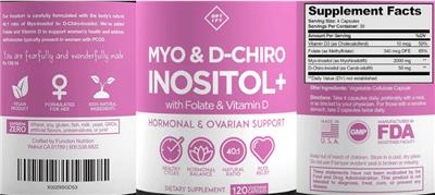 Myo & D-Chiro Inositol+ label