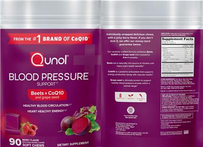 Blood Pressure Support Berry Flavor label