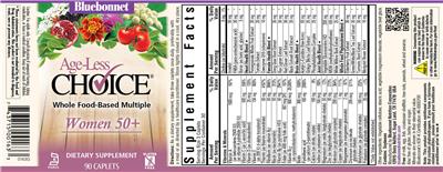 Age-Less Choice Women 50+ label