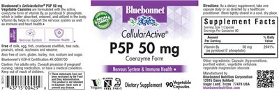 CellularActive P5P 50 mg label