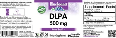 DLPA 500 mg label