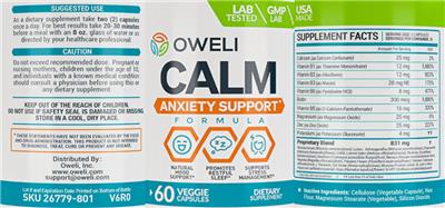 Calm label
