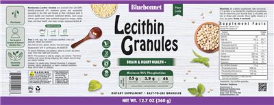 Lecithin Granules label