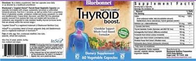 Thyroid Boost label