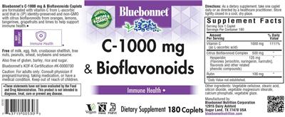 C-1000 mg & Bioflavonoids label
